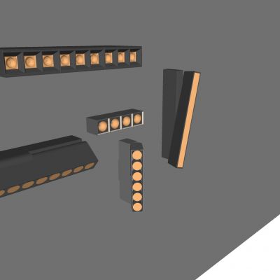 现代格栅灯 嵌入式格栅灯 灯管