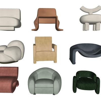 现代单椅组合休闲椅单人沙发休闲沙发躺椅懒人沙发