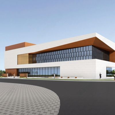现代体育馆_展览馆建筑