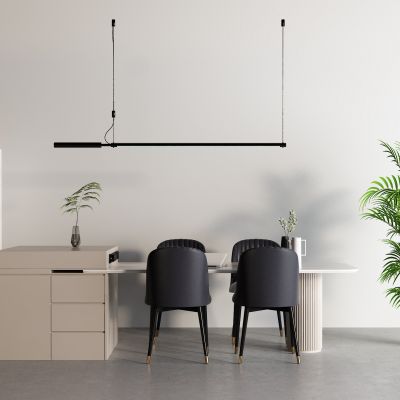 现代餐桌 吧台 落地空调 通顶门