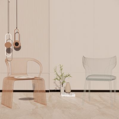 现代休闲椅单人椅透明休闲椅亚克力透明座椅