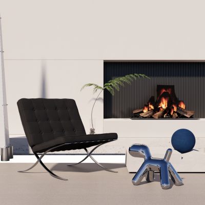 现代休闲椅休闲沙发单人沙发躺椅