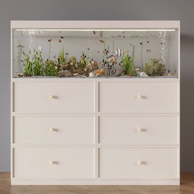 现代鱼缸 观赏鱼缸 水族箱 玻璃鱼缸