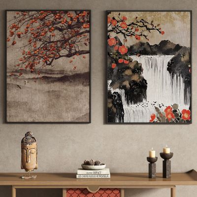 中古新中式装饰画挂画