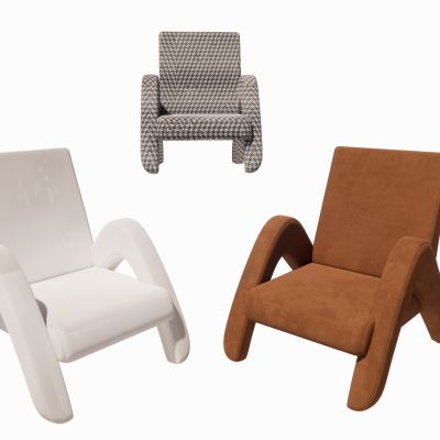 现代休闲椅休闲沙发单人沙发单人椅组合