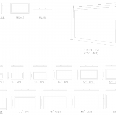 壁挂式电视装置