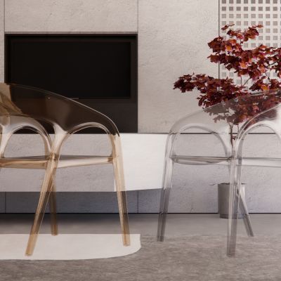 现代休闲椅单人椅透明休闲椅亚克力座椅