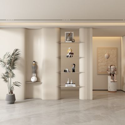 现代隔断 玄关过道