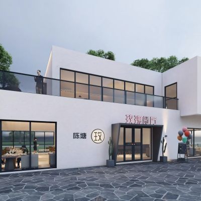 现代餐饮建筑 网红打卡点