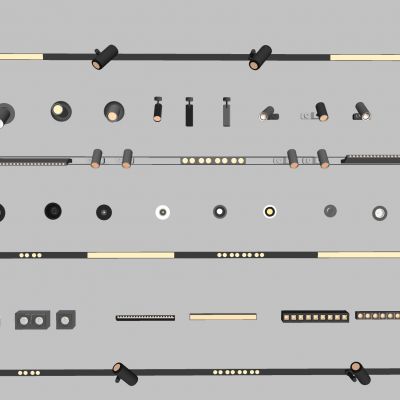 现代筒灯射灯 磁吸灯 轨道灯 转向