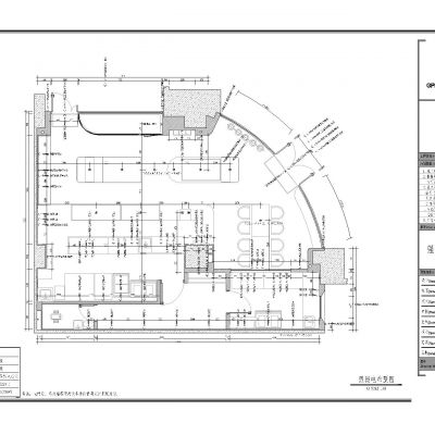 面包店CAD施工图