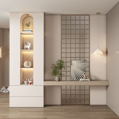 现代玄关过道 隔断