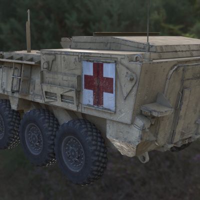 美国史崔克装甲车系列M1133野战急救车