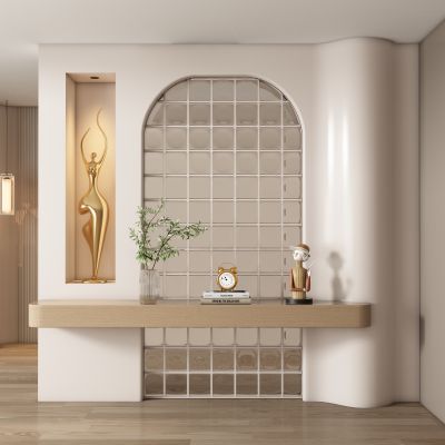 现代玄关过道 隔断