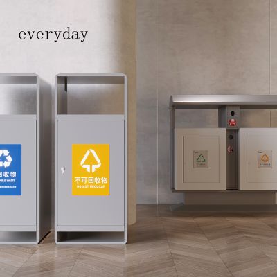 现代垃圾箱 垃圾桶 分类垃圾箱 公共垃圾桶 公共设施用品
