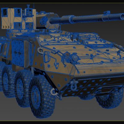 美国M1128崔克机动火炮系統坦克车