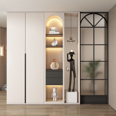 现代玄关过道 隔断