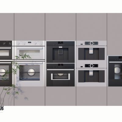 现代微波炉烤箱智能家电家用电器