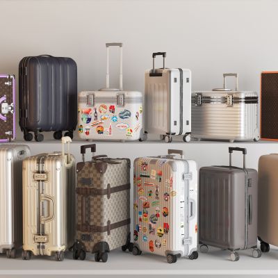 现代行李箱组合