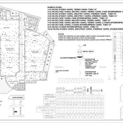 餐厅电气图纸项目