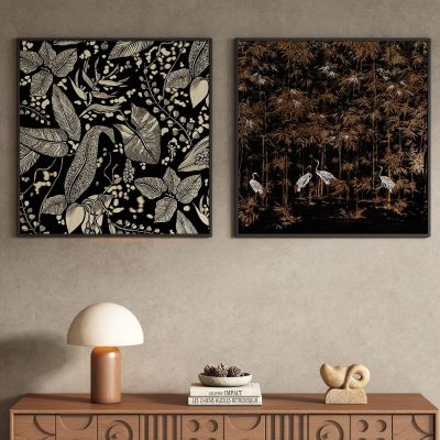 中古风侘寂装饰画挂画