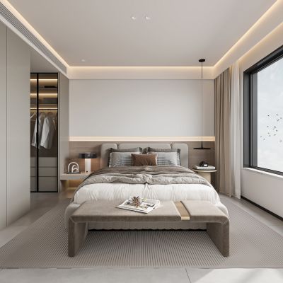 现代卧室
