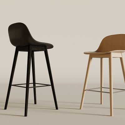 现代吧椅吧凳 现代高脚凳 无扶手吧凳 实木吧台椅吧台凳