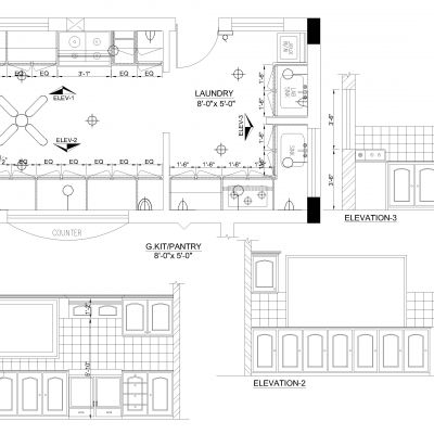 厨房详图项目图纸