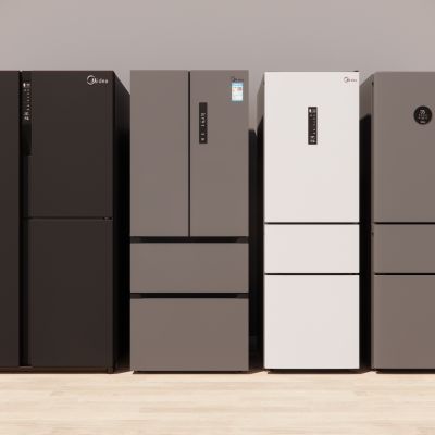 现代冰箱双开门冰箱三开门冰箱双门冰箱智能冰箱家用电器
