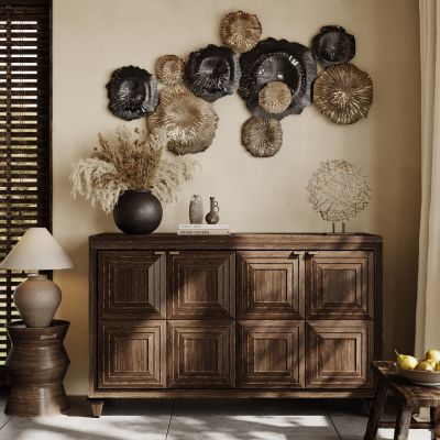 侘寂中古玄关柜 中式玄关柜 餐边柜 装饰柜 边柜 饰品摆件