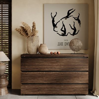 侘寂中古玄关柜 中式玄关柜 餐边柜 装饰柜 边柜 饰品摆件