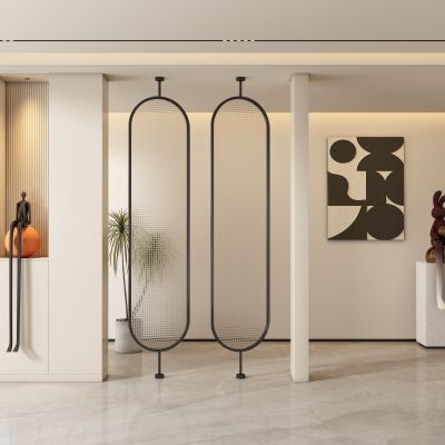 现代玄关过道 隔断