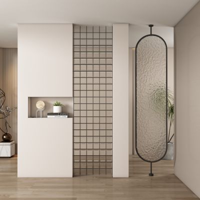 现代玄关过道 隔断