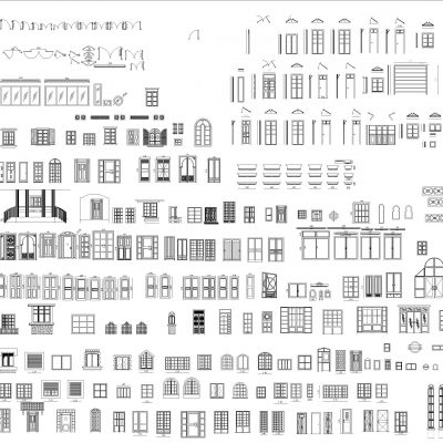 门窗Cad模块