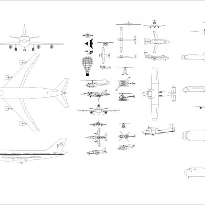 客机气球战斗机直升机滑翔机