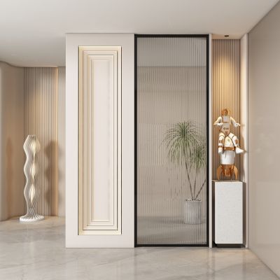 现代玄关过道 隔断