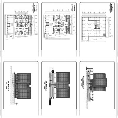 第一停车场和办公楼项目图纸