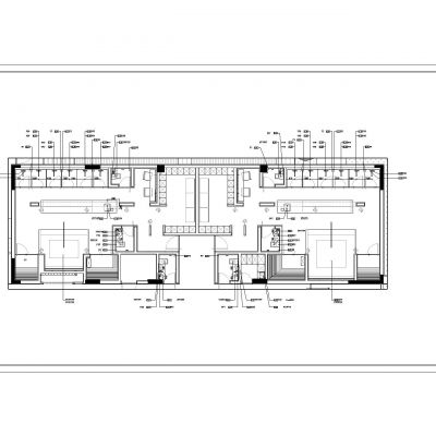 健身房会效果图+施工图CAD