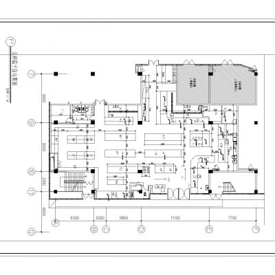 55套超市CAD平面布置图