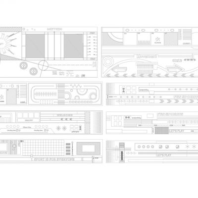 完整扑救面图案