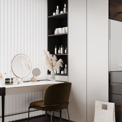 现代衣柜 梳妆台 现代衣帽间衣柜 服饰包包 衣服 箱包