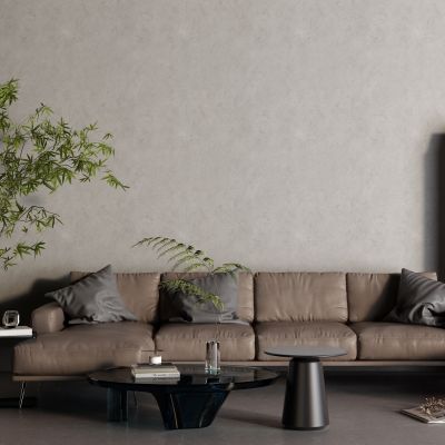 现代皮革沙发 空调