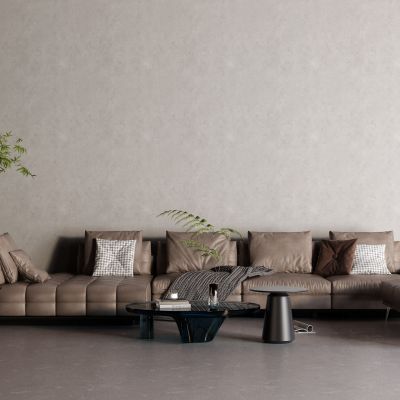 现代皮革沙发 空调