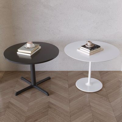 现代边几圆几 书本书籍 咖啡 咖啡杯 角几