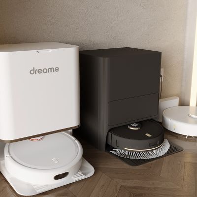 现代扫地机器人 拖地机器人 智能家电 智能机器电器 扫拖一体