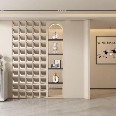 现代玄关过道 隔断