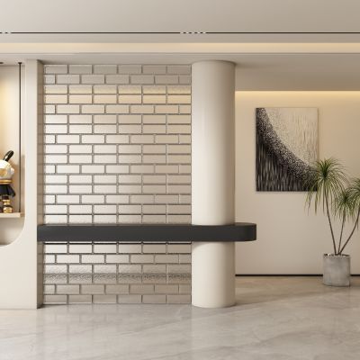 现代玄关过道 隔断