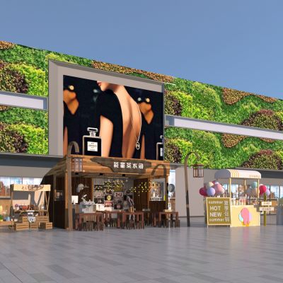 现代小吃摊位 夜市摊位 移动摊位