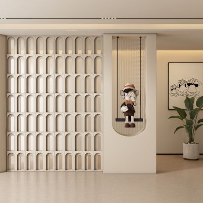 现代玄关过道 隔断