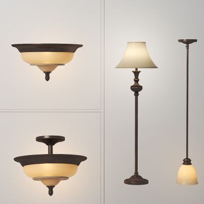 美式吸顶灯 落地灯  小吊灯